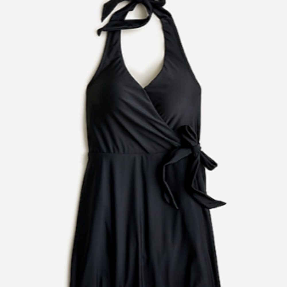 Halter wrap swim dress by J crew size 14 new with tags